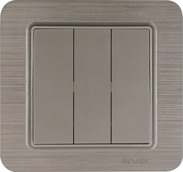 Вимикач триклавішний Arvia Electric Lavin Мідь (21 28 4000 254)